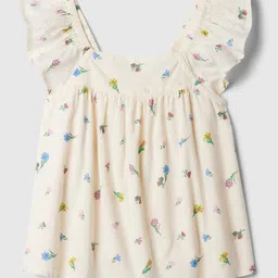 GAP Girls Pure Cotton Floral Printed Empire Top-image-67