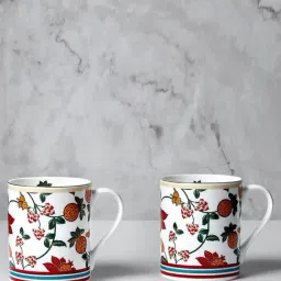 india circus by krsnaa mehta India Circus By Krshna Mehta Multi Bone China Printed Tea Set image 2