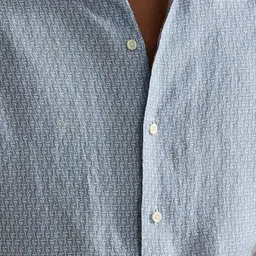 Polo Ralph Lauren Micro Ditsy Printed Custom-Fit Pure Linen Shirt image 5