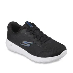 Skechers Men's GO WALK MAX - MIDSHORE Black Walking Shoes image 2