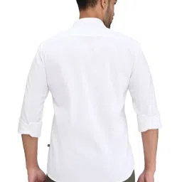 Parx White Slim Fit Shirt image 2