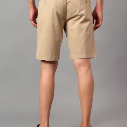 Cantabil Beige Regular Fit Printed Shorts image 2