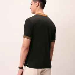 U.S. Polo Assn. Denim Co. Black Slim Fit Polo T-Shirt image 2