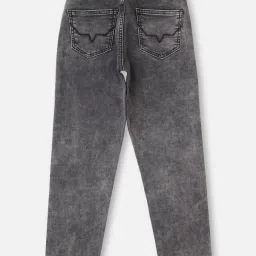 pepe jeans Pepe Denim Joggers Boys Grey Solid Denim Joggers image 2