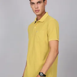 Lux Cozi Men Pack Of 2 Polo Collar Short Sleeves Lounge T-Shirts image 4