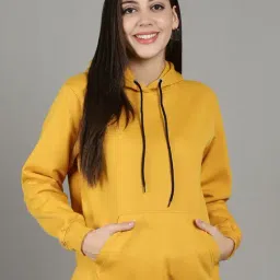 Gracit Yellow Slim Fit Hoodie-picture-18