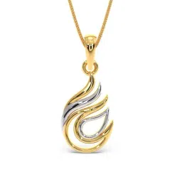 Candere by Kalyan Jewellers 14K BIS Hallmark Yellow Gold Pendants for Women-picture-23