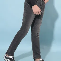 Crimsoune Club Kids Dark Grey Solid Jeans image 3