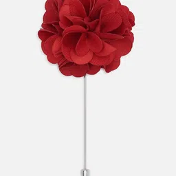 Allen Solly Men Embroidered Party Tie, Pocket Square and Lapel Pin Gifts Set image 3