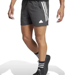 Adidas Black Regular Fit Printed Sports Shorts-image-47