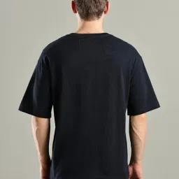 TOMMY HILFIGER Navy Cotton Regular Fit Logo T-Shirt image 2