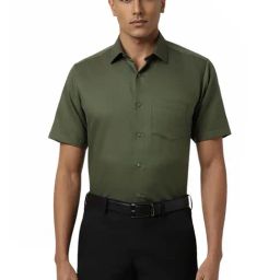 Van Heusen Green Regular Fit Shirt-picture-0