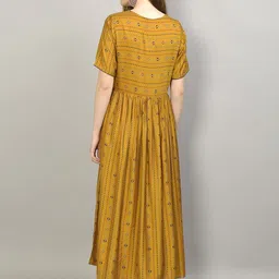 Shree Print Liva A-Line Maxi Dress image 4