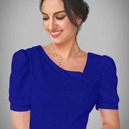 Dream Beauty Fashion Women Puff Sleeve Fitted Top-picture-8