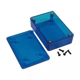 HAMMOND Plastic Enclosures ENCLOSURE, MULTIPURPOSE, ABS, BLUE/CLEAR, 1591XXMTBU-picture-13