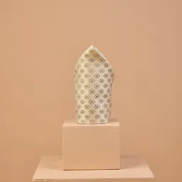 Tasva Floral Woven Design Brocade Weave Pocket Squares image 5