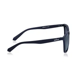 Dervin Unisex Black Lens & Blue Square Sunglasses with image 5