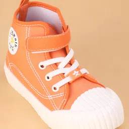 Cute Walk by Babyhug Casual Shoes with Velcro Closure - Orange image 3