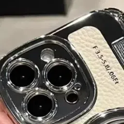 Luxury Kase Textured 3D Lens Design iPhone 16 Pro Max Retro Vintage Camera Style Back Case image 3