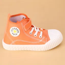 Cute Walk by Babyhug Casual Shoes with Velcro Closure - Orange image 4