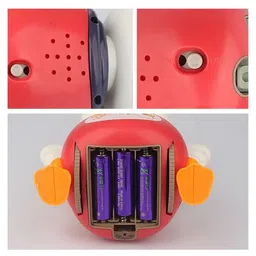 AKN TOYS Musical Cute Dancing Duck Toy with dazzling lights, Colour as per stock-Multicolour image 4