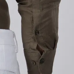 Tailoraedge Men Premium Tailored Fit Solid Spread Collar Formal Shirt image 4