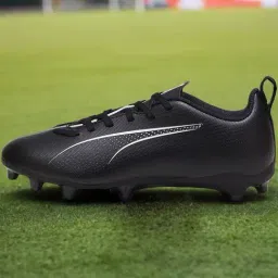 Puma Kids ULTRA 5 PLAY FG/AG Black Football Shoes-image-13