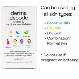 derma decode Brightening Serum For Acne Marks - 30ml image 2