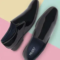 Fausto Men's Black Formal Loafers-picture-42