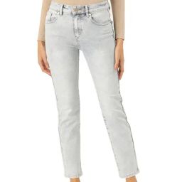 Label Ritu Kumar Ice Blue Printed Slim Fit Jeans-picture-48