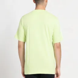 Adidas Green Cotton Regular Fit T-Shirt image 2