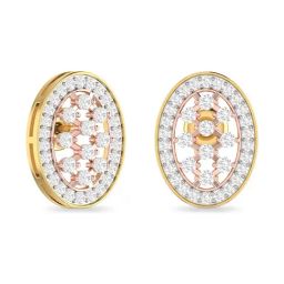 PC Jeweller Steiner 18k Rose Gold Earrings for Women-picture-35