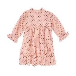 Angel & Rocket Kids Pink Printed Dress-picture-34