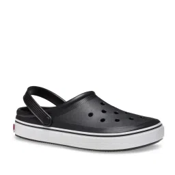 Crocs Men's Off Court Black Back Strap Clogs image 2