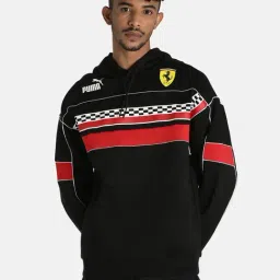 Puma Motorsport Black Full Sleeves Hooded Sweatshirt-picture-32