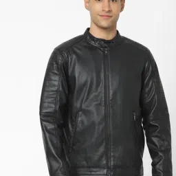 celio Celio* Black Regular Fit Jackets-picture-26