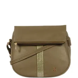 Baggit Olive Solid Medium Sling Handbag-picture-21