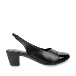 Metro Women's Black Back Strap Sandals-picture-34