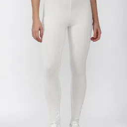 Forever 21 White Regular Fit Leggings-image-12