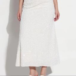 SHOWOFFFF White Embellished Skirt-picture-21