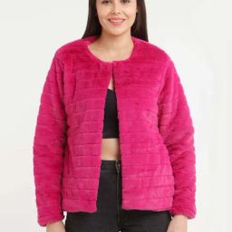 Zink London Pink Regular Fit Jacket-picture-30