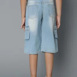 Tales & Stories Kids Light Blue Regular Fit Short image 2