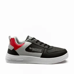 Asian Men's Charcoal Casual Sneakers image 2