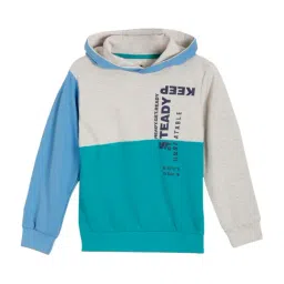 Under Fourteen Only Kids Multicolor Color Block Full Sleeves Sweatshirt-image-25