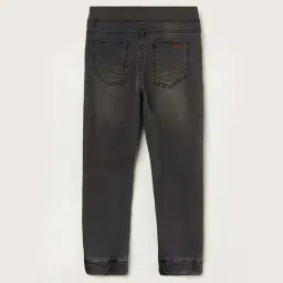 Fame Forever by Lifestyle Kids Grey Cotton Printed Jeans image 2