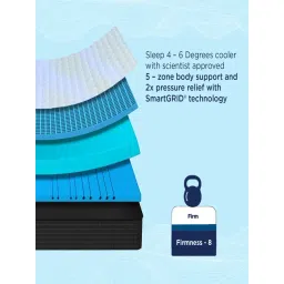 The Sleep Company SmartGrid King AIHA Certified Orthopedic Pro SnowTec Mattress - 8 inches image 4