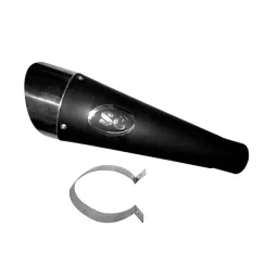 RA Accessories Black SC Silencer Exhaust for Bajaj BM125-picture-36