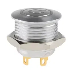RS PRO Illuminated Push Button Switch Momentary 16 mm Cutout SPST Green Red LED 36 V DC, 1758720 image 4