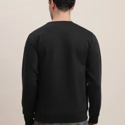 Turtle Black Relaxed Fit Printed Sweatshirt image 2