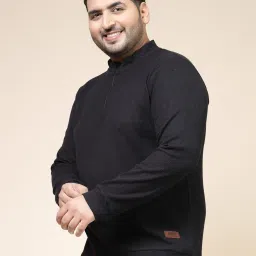 Rigo Men Black Waffle T-Shirt image 2